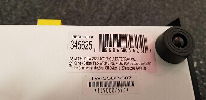 Used TERRAWAVE 345625 Battery Back Unit #2