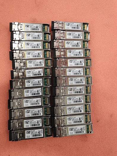 Used CISCO SFP-10G-SR Lot of 24 Modules