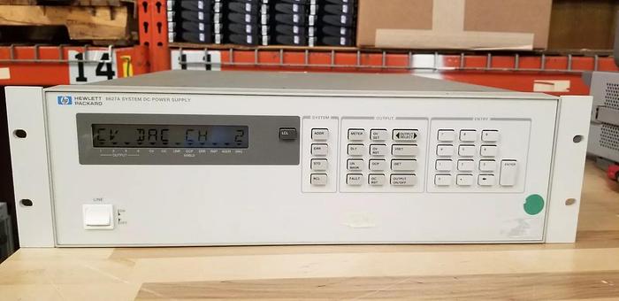 Used HP 6627A System DC power Supply READ!