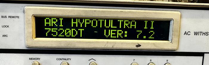 Used Associated Research 7520DT AC Withstand Voltage Tester Ver 7.2 *REPAIR*