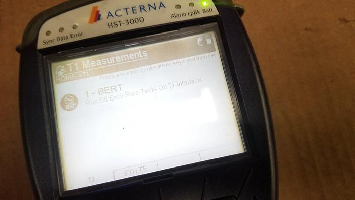 Used JDSU/Acterna/VIAVI HST-3000 with SIM T1 Module Unit #49