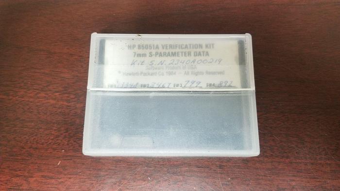 Used HP 85051A 7mm S-Parameter Data