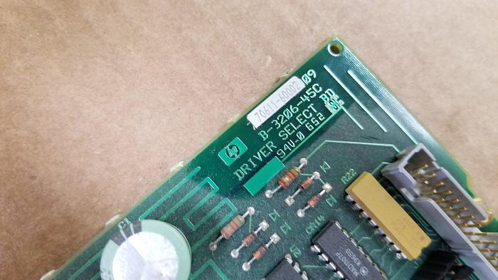 Used HP 70611-60002 Driver Select Board Good!