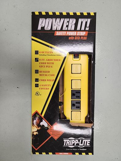 Tripp-Lite TLM609GF 9ft GFCI 6 Outlet Safety Power Strip NEW!