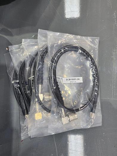 Fairview Microwave SCB15001-24 RA TNC to SMAM Cable Lot of 5 NEW!