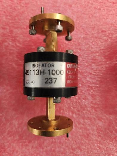 Used HUGHES 45112H-1000 WR22 33-50GHz Waveguide Isolator Unit #2