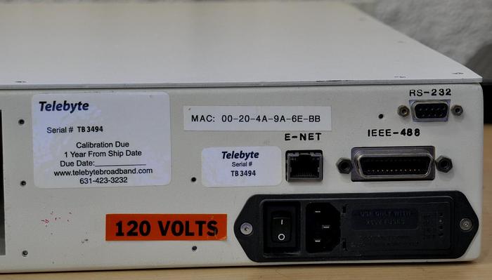 Used Telebyte 458-3SLB 3 Slot Chassis PARTS