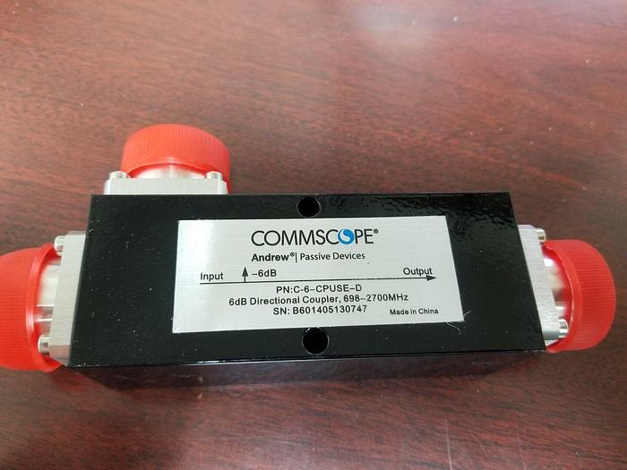 Commscope C-6-CPUSE-D 6dB Directional Coupler 698-2700MHz NEW!