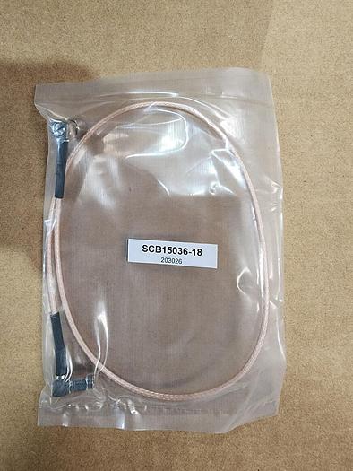 Fairview Microwave SCB15036-18 RA SMAM-RA SMAM 18 inch Cable NEW!