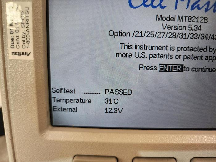 Used Anritsu MT8212B SiteMaster Many Options Unit #11