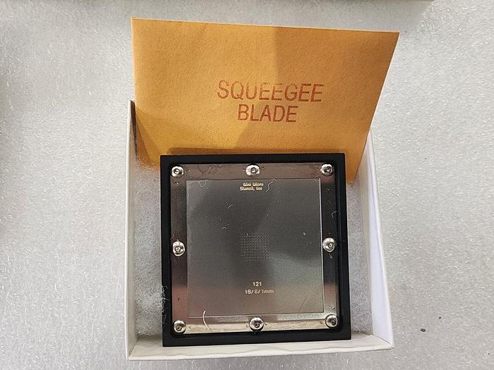 Used Mini Micro Stencil BGA121 18/6/1  Screen