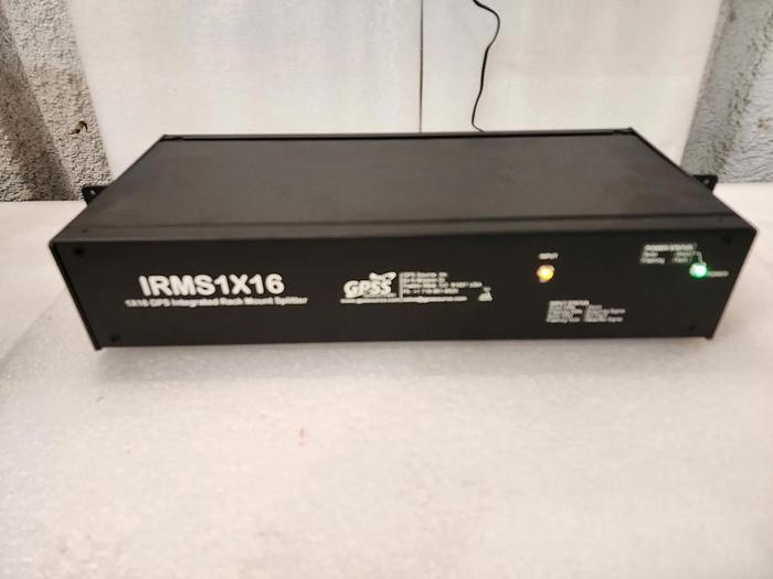 Used GPS Source IRMS1X16 1x16 GPS Intergrated Rack Mount Splitter Unit #7