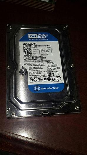 Used Western Digital WD5000AAKS 500GB Drive