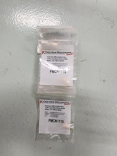 Fairview Microwave FMCN1115 75 Ohm 1.0/2.3 Push On Connector Lot of 5 NEW!