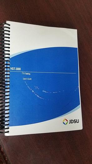 Used JDSU HST-3000 T1 Testing User's Guide