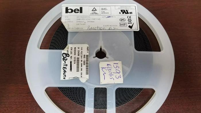BEL 0ZCJ0020FF2E Fuse 1393 Pieces 2014 Date Code