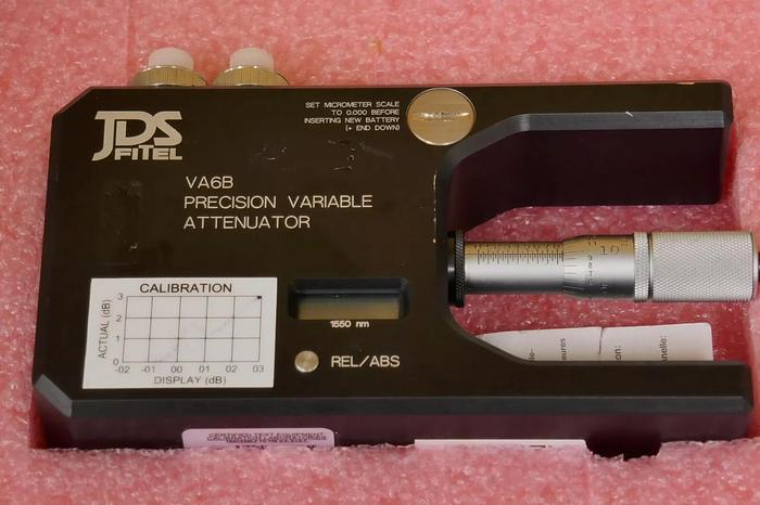 Used JDS Fitel VA6B Precision Variable Attenuator VA6B505-FPL