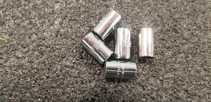 Used PROTO 1/4" Drive 11/32" 6 point Sockets Lot of 5 Set #5