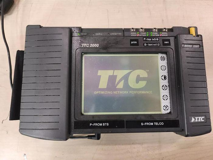 Used TTC Test Pad 2000 with T-BERD 2207 Module Unit A