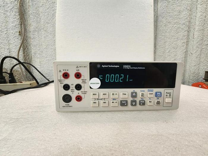 Used HP/Agilent U3401A 4.5 Digit Dual Display Multimeter Tested Good Unit #8