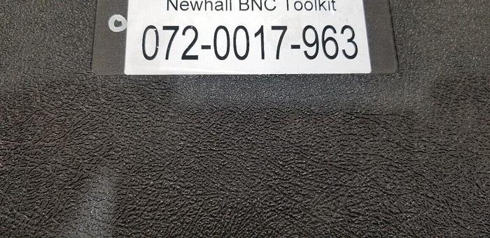 Used Newhall 072-0017-963 BNC Install Tool Kit