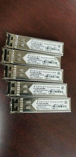 Used Finisar FTLF8524P2BNL SFP Modules Lot of 5