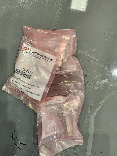 Fairview Microwave SM4427 4.1/9.5 Mini DIN Male to N-F Adapter Lot of 3 NEW!