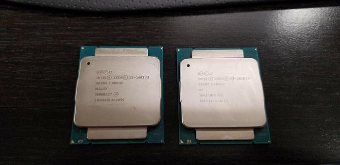 Used Intel E5-2620V3 CPU 2.40GHz Lot of 2