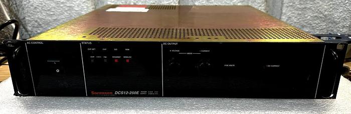 Used Sorensen/Xantrex DCS12-250E Programmable DC Power Supply 12V,250A *PARTS*