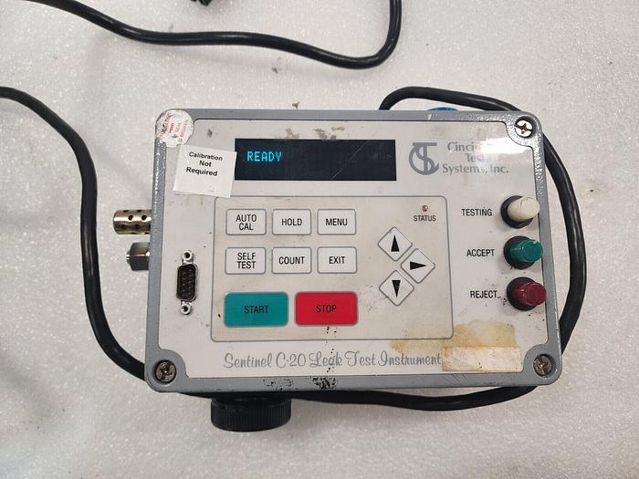 Used Cincinatti Test Systems Sentinel C-20 Leak Test Instrument Unit #1