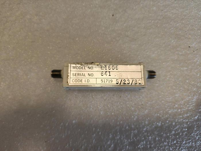 Used HP/Agilent/Delta L1606  Band Pass Filter