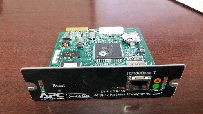 Used APC AP9617 Network Management Card Good!