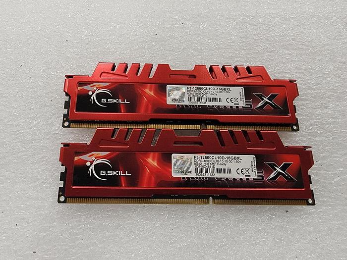 Used G.SKILL F3-12800CL10D-16GBXL 16GB Kit (8GBx2) DDR3 1600