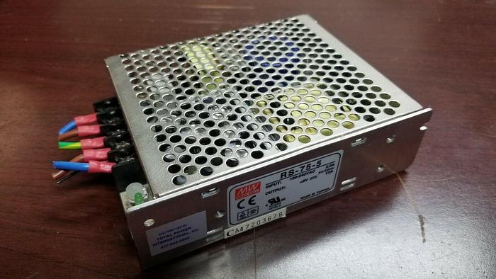 Used Mean Well RS-75-5 Power Supply