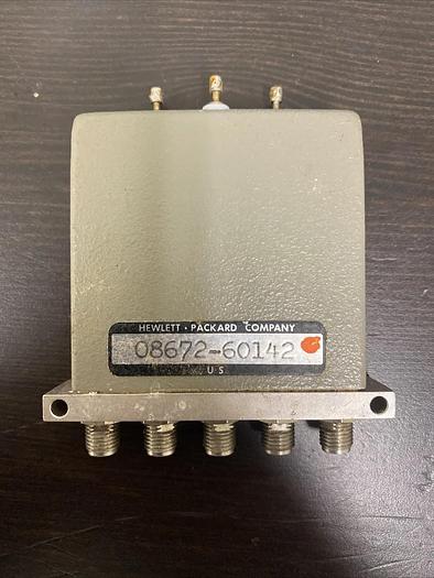 Used HP 08672-60142 5 Port 24V DC-18GHz Coaxial Switch