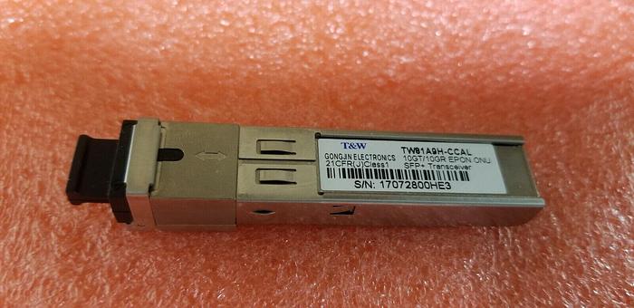 Used T&W TW81A9H-CCAL 10GT/10GR EPON ONU SFP+ Transceiver New Open Box