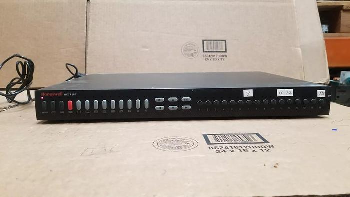 Used Honeywell HXCT16E 16 Channel Color Multiplexer, Triplex