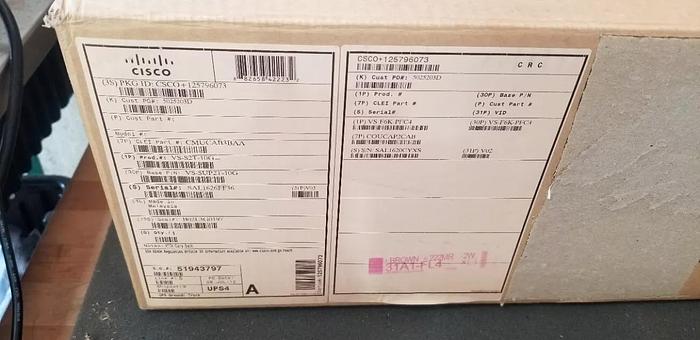 Used CISCO WS-S2T-10T New Open Box