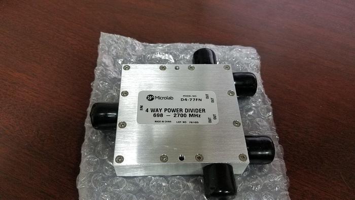 Microlab D4-77FN 4-Way Power Divider 698-2700MHz NEW!
