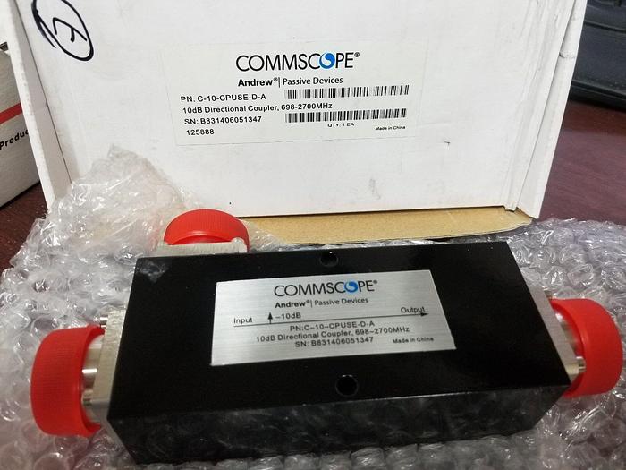 Commscope C-10-CPUSE-D-A 10dB Directional Coupler NEW!