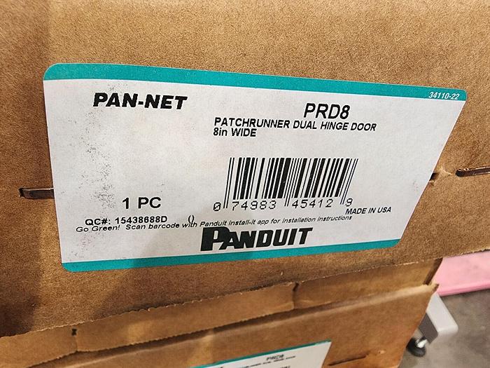 PANDUIT PRD8 Patchrunner Dual Hinge Door 8" Wide NEW!