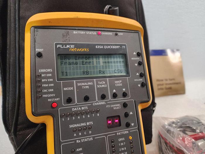Used Fluke 635A Quickbert-T1 Tester