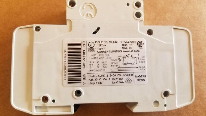 Used Allen Bradley 1489-A Circuit Breaker