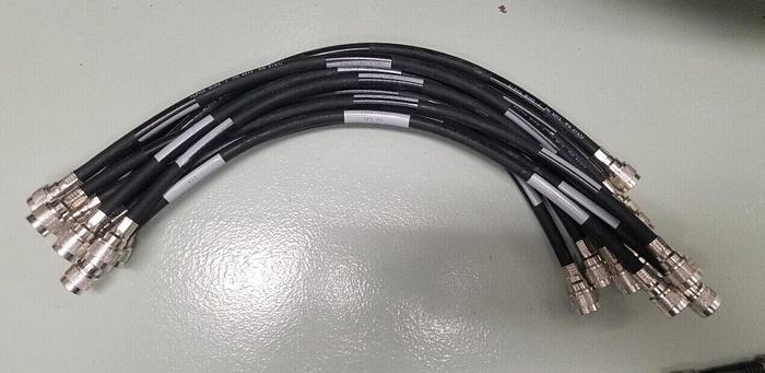 Used Type N Male to Type N Male Test Cable 18 inches Lot of 10