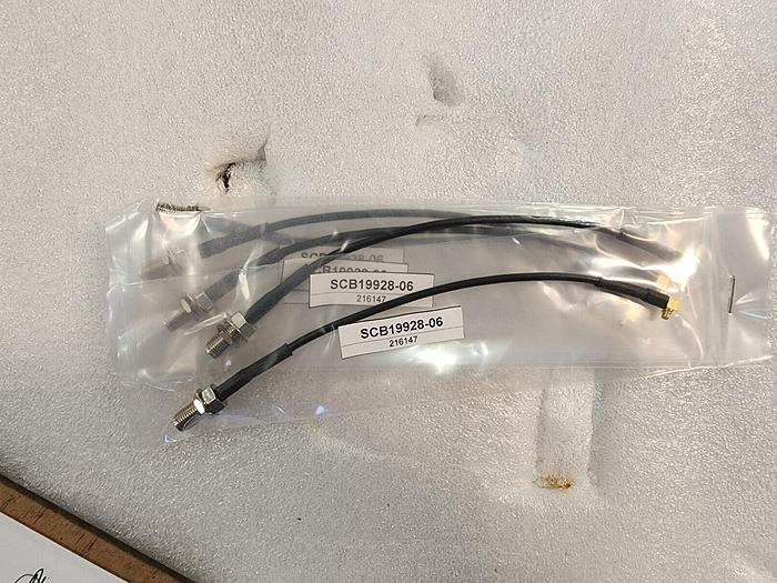 Fairview Microwave SCB19928-06 SMAF Bulkhead to RA MMCX Test Cables Lot 5 NEW!