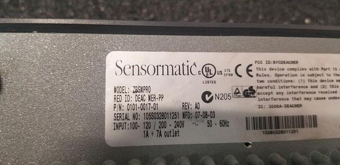 Used SENSORMATIC ZBSMPRO Controller