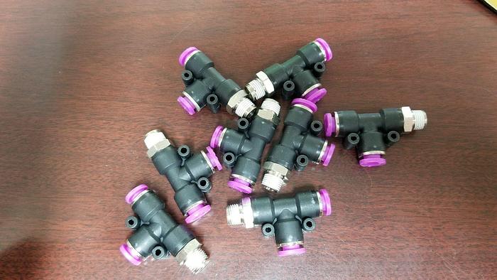 STC 1/4" Run Tee Fittings Lot of 8 NEW!