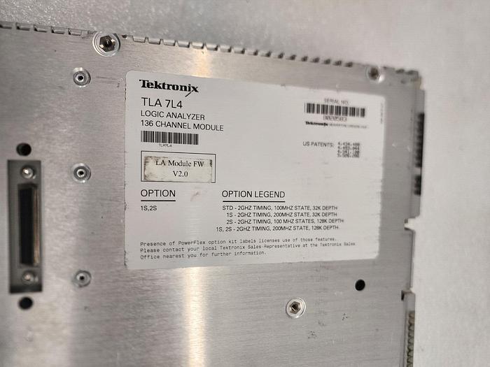 Used Tektronix TLA7L4 136 Channel Logic Analyzer Module