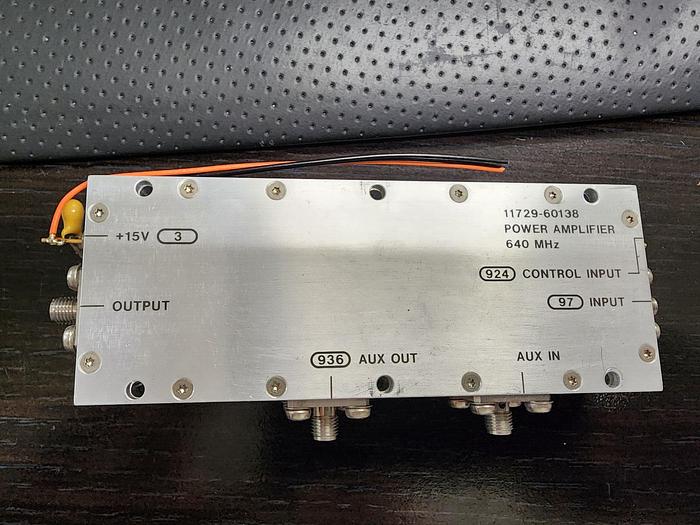 Used HP/Agilent 11729-60138 640MHz Power Amplifier