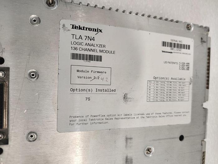 Used Tektronix TLA7N4 136 Channel Logic Analyzer Module Unit 3
